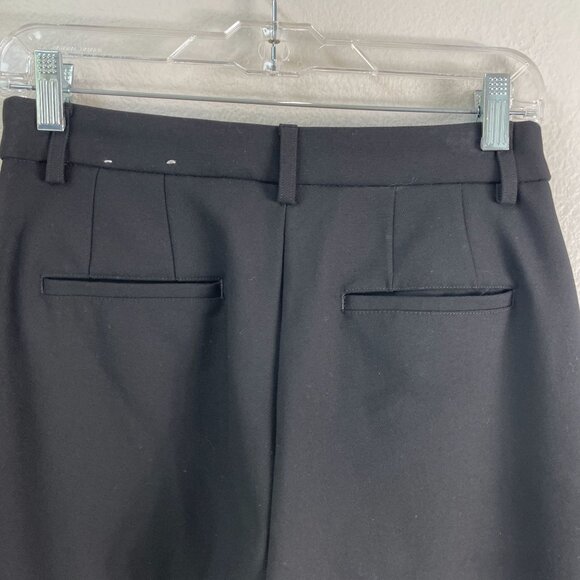 Express Womens 4 Short Black Columnist Boot High Rise Dress Pants Trousers - Picture 6 of 9